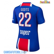 Camisa de time de futebol Paris Saint-Germain Mika Godts #22 Replicas 1º Equipamento Feminina 2026-27 Manga Curta